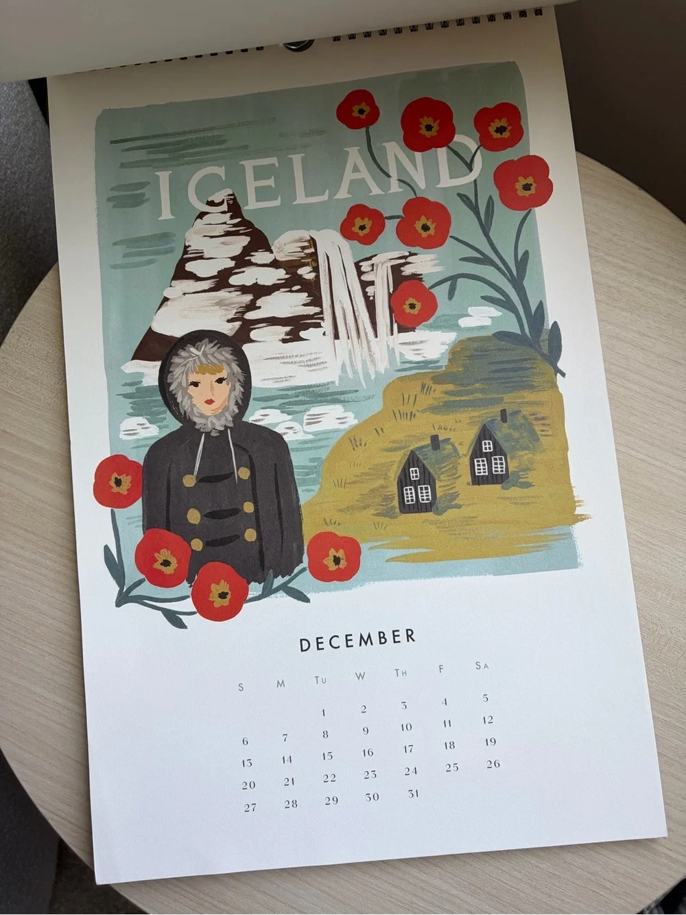 Rifle Paper Co. 2015 Travel The World Wall Calendar